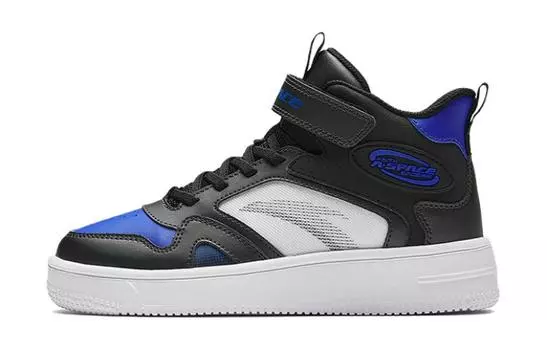 Детские кроссовки для скейтбординга GS High-top Black/Blue Anta Kids, черный/синий