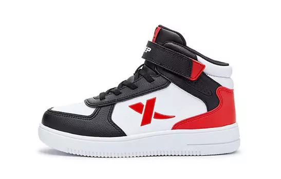 Детские кроссовки для скейтбординга GS High-top Black/Red Xtep