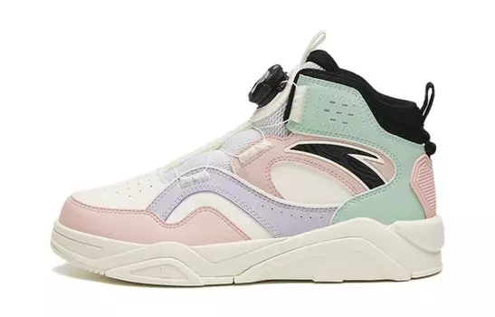Детские кроссовки для скейтбординга GS High-top белые/розовые Anta Kids