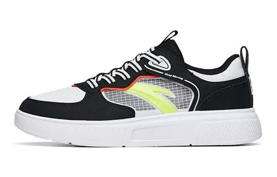 Детские кроссовки для скейтбординга GS Low-top Black/White Anta Kids