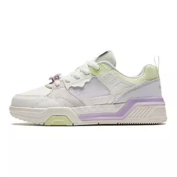 Детские кроссовки для скейтбординга GS Low-top Белый/Серый/Зеленый Anta Kids, белый/серый/зеленый