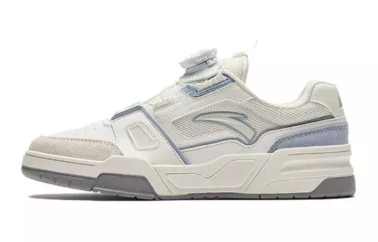 Детские кроссовки для скейтбординга GS Low-top Ivory/Dysty Blue Anta Kids, голубой