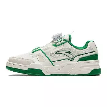 Детские кроссовки для скейтбординга GS Low-top Ivory/Ice Porcelain Green Anta Kids, слоновая кость /зеленый