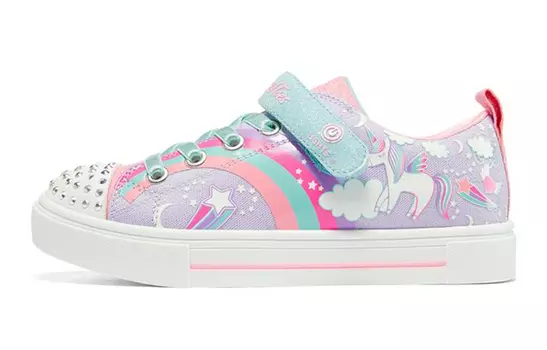 Детские кроссовки для скейтбординга GS Low-top Фиолетовый/Синий Skechers