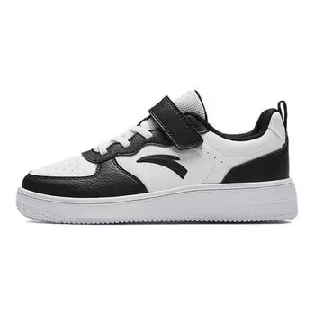 Детские кроссовки для скейтбординга GS Low-top Black Anta Kids, белый/черный