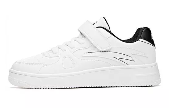 Детские кроссовки для скейтбординга GS Low-top белые/черные Anta Kids