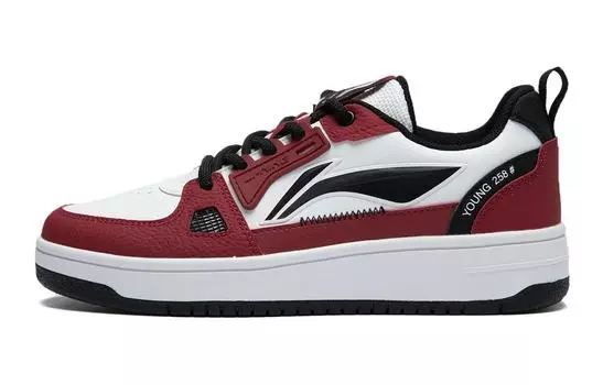 Детские кроссовки для скейтбординга GS Low-top Red And White Lining Young, красный