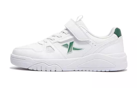 Детские кроссовки для скейтбординга GS Low-top белые/зеленые Xtep, зеленый