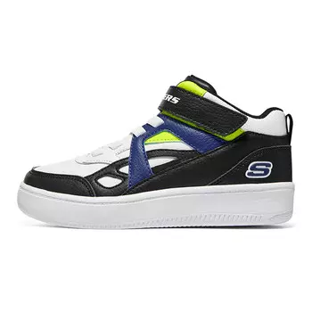 Детские кроссовки для скейтбординга GS Low-top Black/green Skechers, черный/зеленый