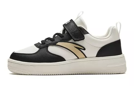 Детские кроссовки для скейтбординга GS Low-top Black/White Anta Kids, черный/белый