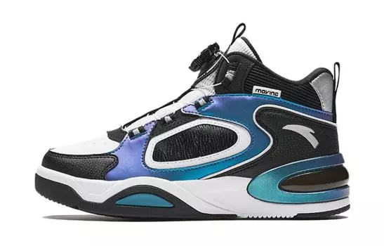 Детские кроссовки для скейтбординга GS Mid-top Black/White Anta Kids, черный