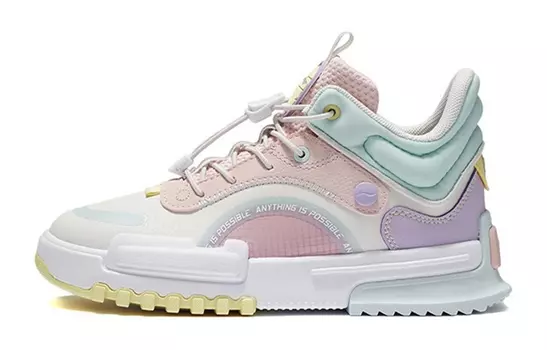 Детские кроссовки для скейтбординга GS Mid-top Peach Pink Lining Young