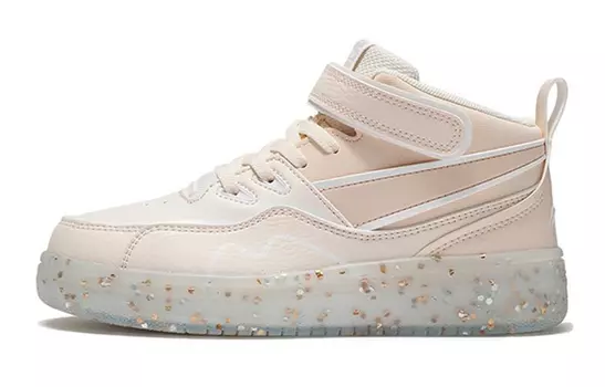 Детские кроссовки для скейтбординга GS Mid-top Pink/Beige Lining Young