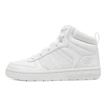 Детские кроссовки для скейтбординга GS Mid-top White Skechers, белый