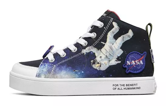 Детские кроссовки для скейтбординга GS Mid-top Black/Blue Skechers