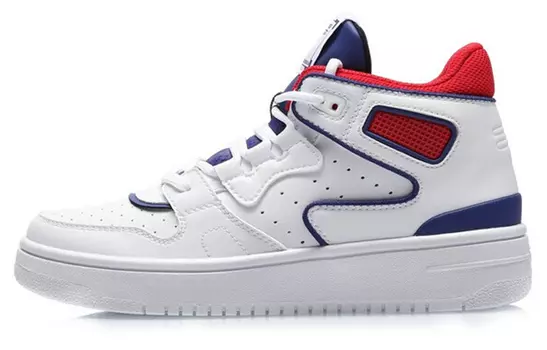 Детские кроссовки для скейтбординга GS Mid-top Белый/Королевский синий Lining Young
