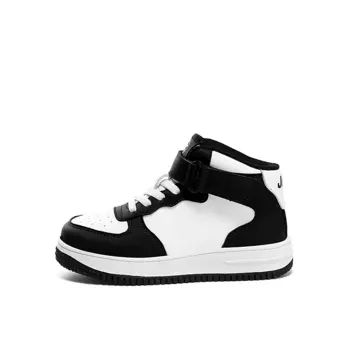Детские кроссовки для скейтбординга Kids High-top Ivory White/Obsidian Black Jeep, слоновая кость/черный