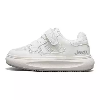 Детские кроссовки для скейтбординга Kids Low-top White Jeep, белый
