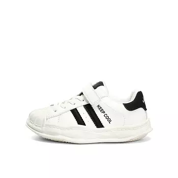 Детские кроссовки для скейтбординга Kids Low-top Black Jeep, слоновая кость/черный