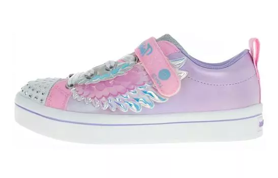 Детские кроссовки для скейтбординга Kids Low-top Pink Skechers, розовый