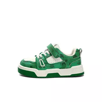Детские кроссовки для скейтбординга Kids Low-top Green Jeep, зеленый