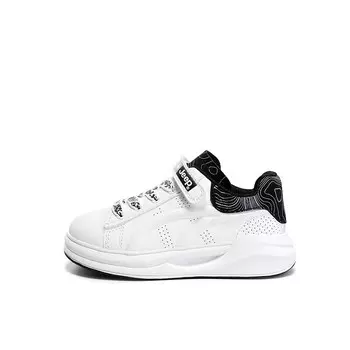 Детские кроссовки для скейтбординга Kids Low-top бежевые Jeep, бежевый/черный