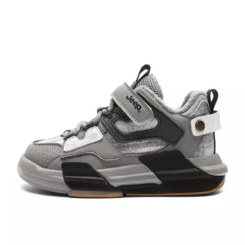 Детские кроссовки для скейтбординга Kids Low-top Grey Jeep, серый