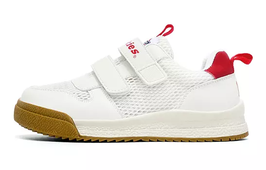 Детские кроссовки для скейтбординга Kids Low-top White/Red Dickies, белый/красный