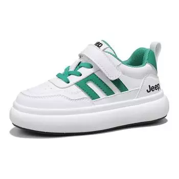Детские кроссовки для скейтбординга Kids Low-top Белый/зеленый Jeep, зеленый