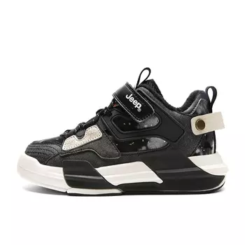 Детские кроссовки для скейтбординга Kids Low-top Black Jeep, черный