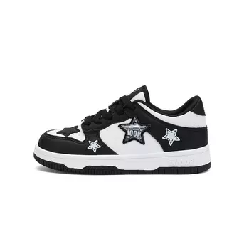 Детские кроссовки для скейтбординга Kids Low-top Panda Black Snoopy, цвет Panda Black