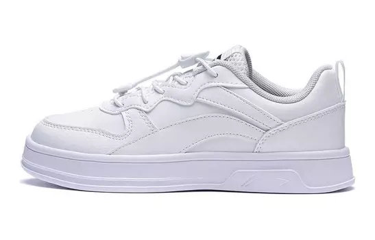 Детские кроссовки для скейтбординга Kids Low-top White Lining Young, белый