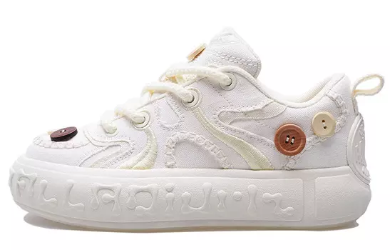 Детские кроссовки для скейтбординга Kids Low-top White Palladium, белый