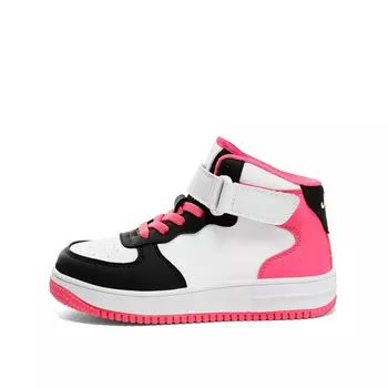 Детские кроссовки для скейтбординга Kids Mid-top Black/розовые Jeep, розовый