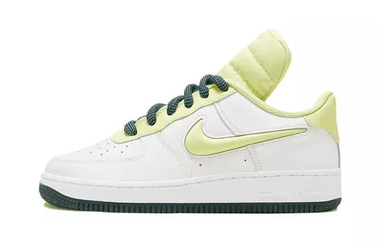 Детские кроссовки для скейтбординга Nike Air Force 1 PS, White/Green