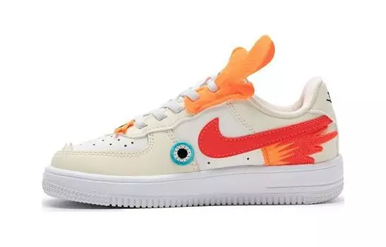 Детские кроссовки для скейтбординга Nike Air Force 1 PS, White/Beige