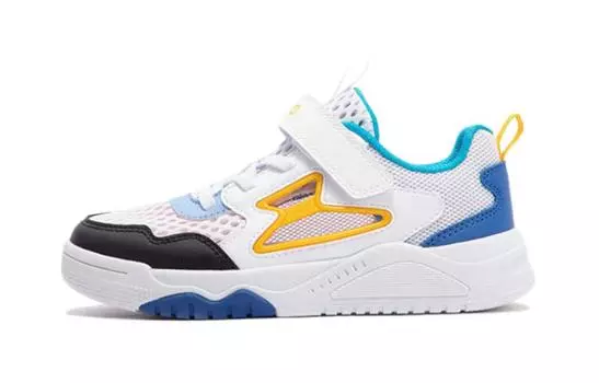 Детские кроссовки для скейтбординга PS Low-top Белые/синие/черные Xtep, синий