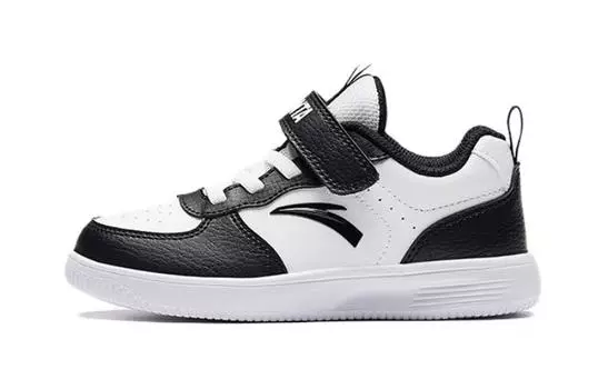Детские кроссовки для скейтбординга PS Low-top, черные/белые Anta Kids, черный/белый