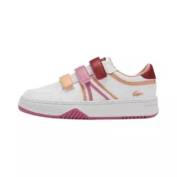 Детские кроссовки для скейтбординга PS Low-top белые/красные Lacoste, белый/красный