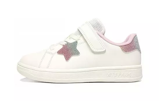 Детские кроссовки для скейтбординга PS Sail White/new Ice Pink Xtep, белый