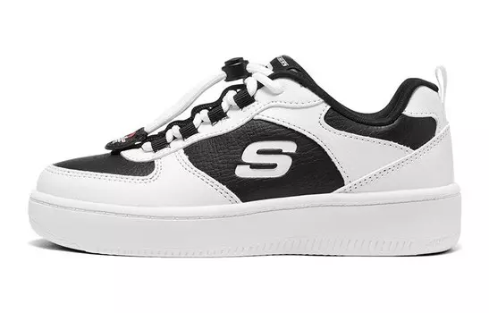 Детские кроссовки для скейтбординга Sport Court 92 GS Low-top, черные/белые Skechers