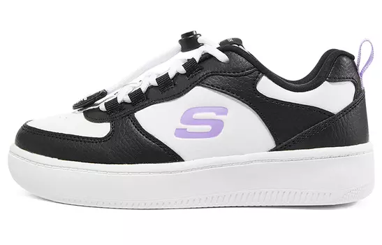 Детские кроссовки для скейтбординга Sport Court 92 GS Low-top, черные/белые Skechers
