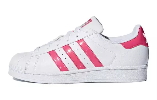 Детские кроссовки для скейтбординга Superstar Series GS Low-top White/Powder Adidas Originals