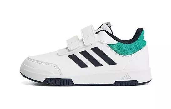 Детские кроссовки для скейтбординга TENSAUR Series PS Low-top Белый/Зеленый Adidas