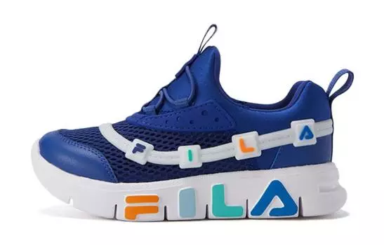 Детские кроссовки FILA Детские, Blue with White Lettering