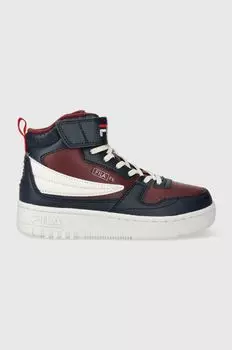 Детские кроссовки Fila FXVENTUNO на липучке средней длины, темно-синий