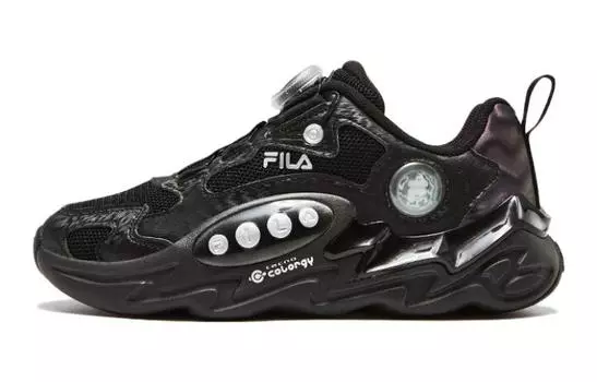 Детские кроссовки FILA GS, Black/silver gray