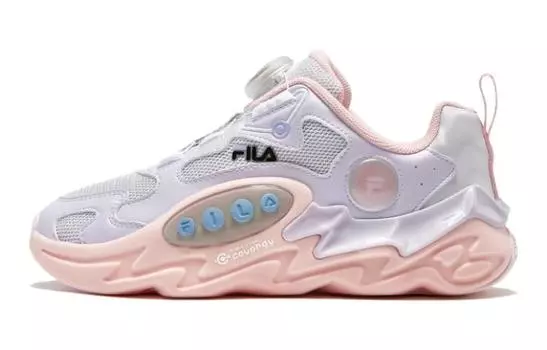 Детские кроссовки FILA GS, Lilac purple/park mist tender powder