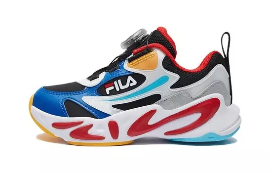 Детские кроссовки FILA PS, Black/Dark Obsidian/Total Orange