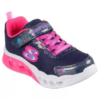 Детские кроссовки FLUTTER HEART LIGHTS BRING SPARKLE Темно-синие SKECHERS, цвет blau